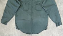 他の写真3: 60'S BIG MAC "PENN-PREST" 長袖 ワークシャツ ダークグリーン (VINTAGE)