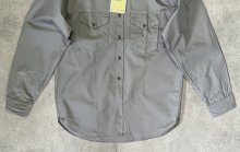 他の写真3: 50'S BIG SMITH コットン100% マチ付き 長袖 ワークシャツ グレー USA製 (DEADSTOCK)