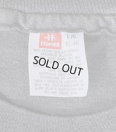 画像2: 90'S HANES シングルステッチ ポケット付き 半袖 Tシャツ ブラック ジャマイカ製 (VINTAGE)