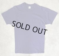 90'S FRUIT OF THE LOOM シングルステッチ 耳付きポケット 半袖 Tシャツ ネイビー USA製 (VINTAGE)