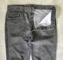 他の写真1: 90'S LEVIS 501 デニム 先染めブラック W33L30 USA製 (VINTAGE)