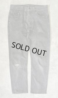 90'S LEVIS 501 デニム 先染めブラック W33L30 USA製 (VINTAGE)