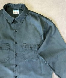 他の写真2: 60'S BIG MAC "PENN-PREST" 長袖 ワークシャツ ダークグリーン (VINTAGE)