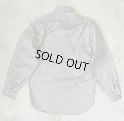 画像6: 50'S BIG SMITH コットン100% マチ付き 長袖 ワークシャツ グレー USA製 (DEADSTOCK)
