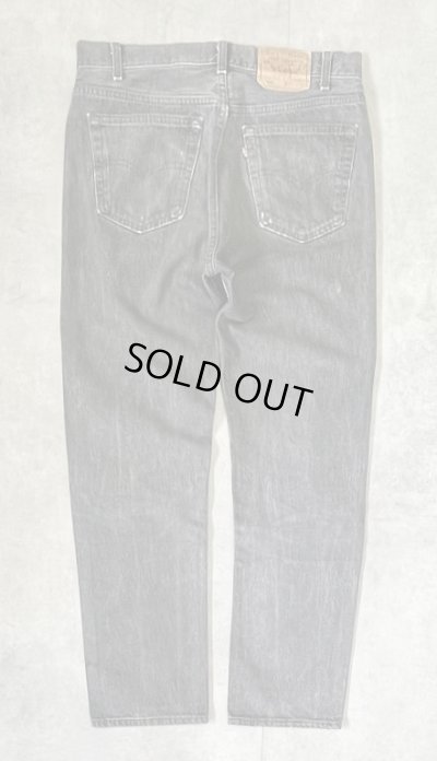 画像2: 90'S LEVIS 501 デニム 先染めブラック W33L30 USA製 (VINTAGE)