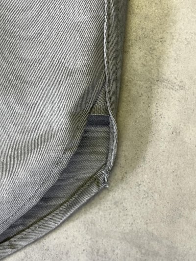 画像4: 50'S BIG SMITH コットン100% マチ付き 長袖 ワークシャツ グレー USA製 (DEADSTOCK)
