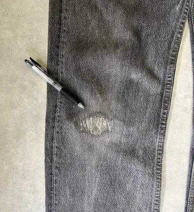 画像4: 90'S LEVIS 501 デニム 先染めブラック W33L30 USA製 (VINTAGE)