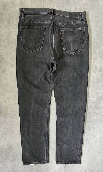 画像3: 90'S LEVIS 501 デニム 先染めブラック W36L30 USA製 (VINTAGE)