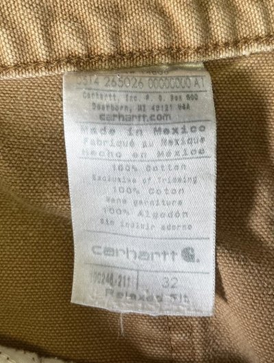 画像2: CARHARTT ダックショーツ ブラウン (USED)