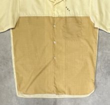 他の写真3: 60'S SEARS 三角タグ 半袖 オープンカラーシャツ イエロー/マスタード (VINTAGE)