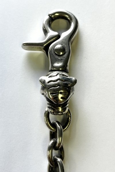 画像2: VIN'S "TIGER WALLETCHAIN" AZUKI ANTIQUE SILVER (NEW)