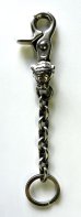 画像1: VIN'S "NASKAN KEYHOLDER LONG" AZUKI ANTIQUE SILVER (NEW) (1)