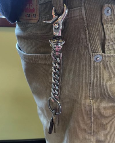 画像6: VIN'S "NASKAN KEYHOLDER LONG" AZUKI ANTIQUE SILVER (NEW)