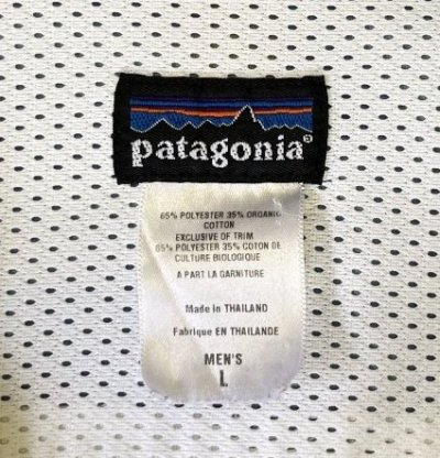 画像2: 00'S PATAGONIA "RHYTHM" フルジップ 半袖 ボックスシャツ ボーダー＆渦巻柄 (VINTAGE)