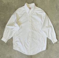 90'S BROOKS BROTHERS オックスフォード 長袖 BDシャツ ホワイト USA製 (VINTAGE)