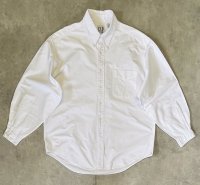 90'S GAP 旧タグ オックスフォード 長袖 BDシャツ ホワイト (VINTAGE)