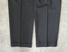 他の写真2: RALPH LAUREN ツープリーツ トロピカルウール スラックス チャコール (VINTAGE)
