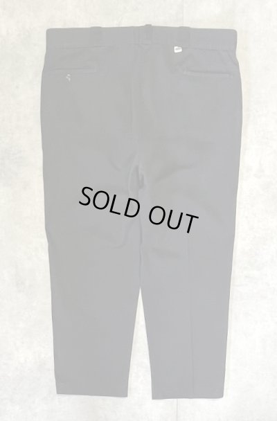 画像1: 80'S DICKIES 874 チビタグ ワークパンツ ブラック W42L30 USA製 (VINTAGE)