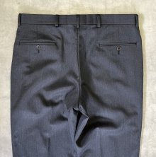 他の写真3: BROOKS BROTHERS ノータック トロピカルウールパンツ チャコール (VINTAGE)