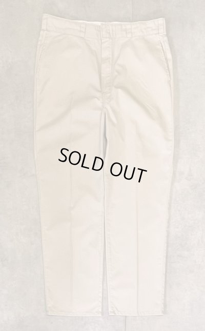 画像3: 80'S DICKIES 874 チビタグ ポプリン ワークパンツ ベージュ W36L32 USA製 (VINTAGE)