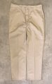 画像3: 80'S DICKIES 874 チビタグ ポプリン ワークパンツ ベージュ W36L32 USA製 (VINTAGE) (3)