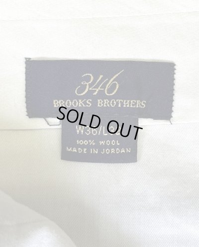 画像2: BROOKS BROTHERS ツータック トロピカルウールパンツ ダークグレー (VINTAGE)