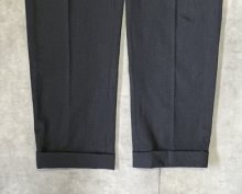 他の写真2: BROOKS BROTHERS ノータック トロピカルウールパンツ チャコール (VINTAGE)