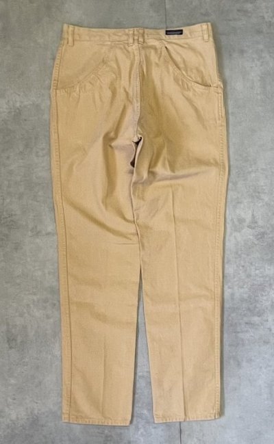 画像4: 80'S PATAGONIA "STAND UP PANTS" 旧タグ キャンバスパンツ ライトブラウン 香港製 (DEADSTOCK)