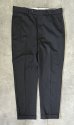 画像1: BROOKS BROTHERS ノータック トロピカルウールパンツ チャコール (VINTAGE) (1)