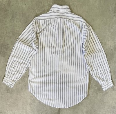 画像3: 70'S BROOKS BROTHERS "MAKERS" 6ボタン オックスフォード 長袖 BDシャツ ストライプ USA製 (VINTAGE)