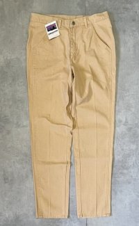 80'S PATAGONIA "STAND UP PANTS" 旧タグ キャンバスパンツ ライトブラウン 香港製 (DEADSTOCK)