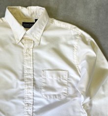 他の写真2: 90'S LANDS' END オックスフォード 長袖 BDシャツ 生成り USA製 (VINTAGE)