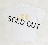 90'S SAND-KNIT "MICHIGAN" 半袖 Tシャツ ヘザーグレー (VINTAGE)