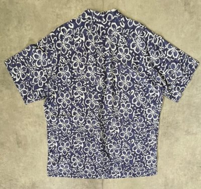 画像3: 90'S RALPH LAUREN "CALDWELL" リネン/コットン 半袖 オープンカラーシャツ 花柄 (VINTAGE)