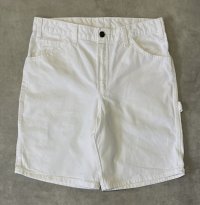 DICKIES ペインターショーツ ホワイト (USED)