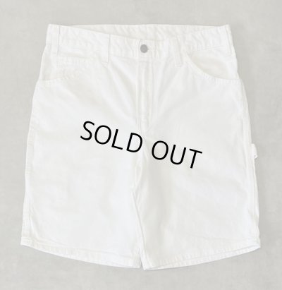 画像1: DICKIES ペインターショーツ ホワイト (USED)