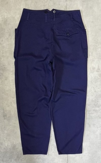 画像4: 90'S UNIONBAY メタルボタン ワークパンツ インクブルー (VINTAGE)