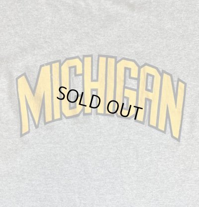 画像3: 90'S SAND-KNIT "MICHIGAN" 半袖 Tシャツ ヘザーグレー (VINTAGE)