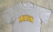 他の写真1: 90'S SAND-KNIT "MICHIGAN" 半袖 Tシャツ ヘザーグレー (VINTAGE)