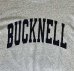 画像6: 90'S THE COTTON EXCHANGE "BUCKNELL" シングルステッチ 両面プリント 半袖 Tシャツ ヘザーグレー USA製 (VINTAGE) (6)