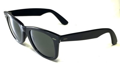 画像2: 80'S B&L ボシュロム製 RAY-BAN "WAYFARER" サングラス ブラック USA製 (VINTAGE)