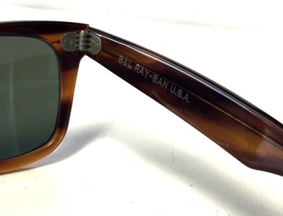 画像5: 80'S B&L ボシュロム製 RAY-BAN "WAYFARER" サングラス べっ甲ブラウン USA製 (VINTAGE)