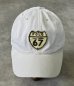 画像2: 90'S RALPH LAUREN "POLO 67" ベースボールキャップ ライトベージュ USA製 (VINTAGE) (2)