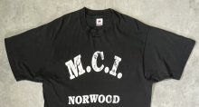 他の写真1: 90'S M.C.I. NORWOOD シングルステッチ 両面プリント 半袖 Tシャツ ブラック USA製 (VINTAGE)