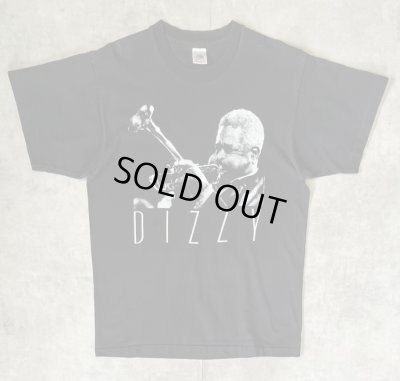画像1: 90'S DIZZY GILLESPIE "GEAR INC" シングルステッチ 半袖 Tシャツ ブラック USA製 (VINTAGE)