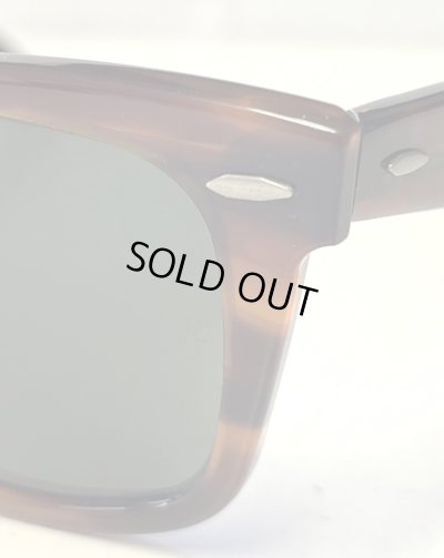 画像4: 80'S B&L ボシュロム製 RAY-BAN "WAYFARER" サングラス べっ甲ブラウン USA製 (VINTAGE)