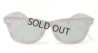 画像1: 80'S B&L ボシュロム製 RAY-BAN "WAYFARER" サングラス べっ甲ブラウン USA製 (VINTAGE)