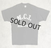 90'S M.C.I. NORWOOD シングルステッチ 両面プリント 半袖 Tシャツ ブラック USA製 (VINTAGE)
