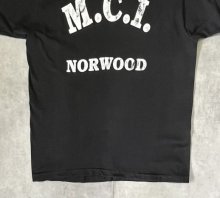 他の写真3: 90'S M.C.I. NORWOOD シングルステッチ 両面プリント 半袖 Tシャツ ブラック USA製 (VINTAGE)