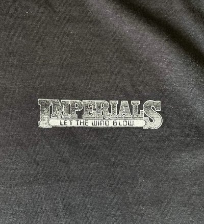 画像3: 90'S IMPERIALS シングルステッチ 両面プリント 長袖 Tシャツ ブラック (VINTAGE)